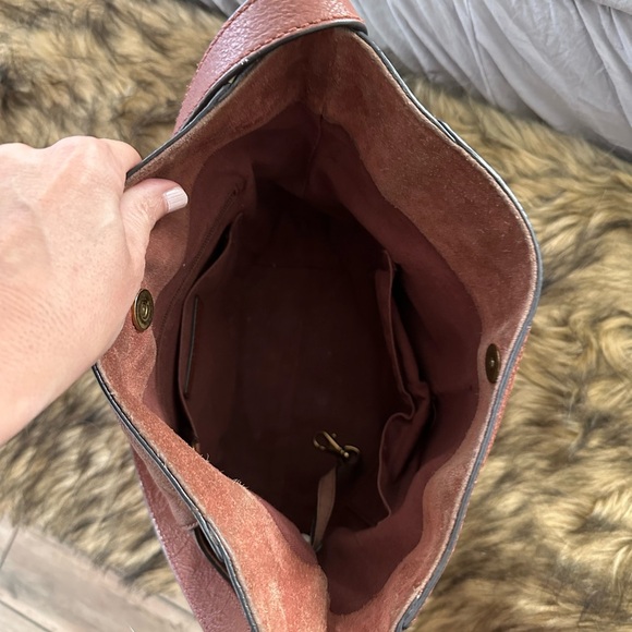 Frye Rich Brown Leather Shoulder Bag - Picture 6 of 11